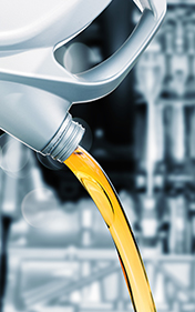 Pouring Synthetic Oil