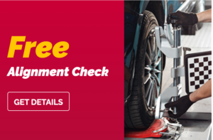 free alignment check coupon