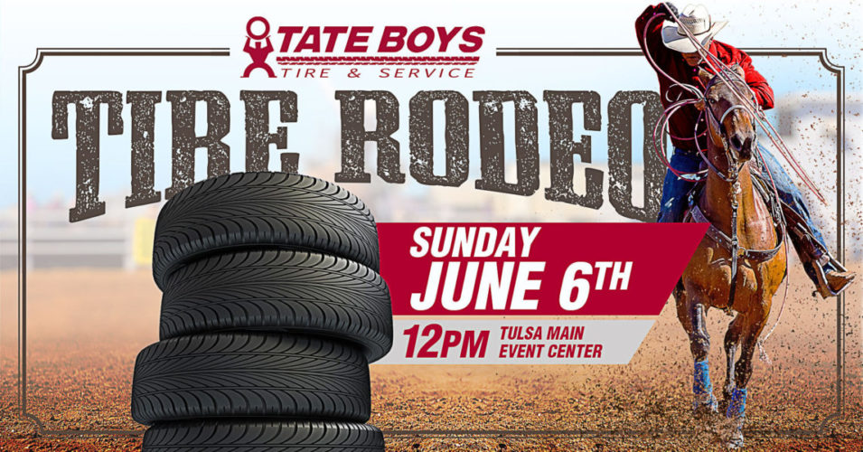 tate boys tire rodeo event