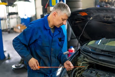 Oil change on leased vehicle
