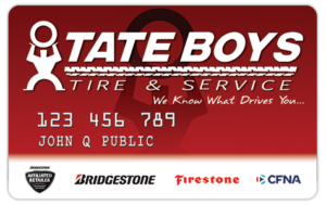 Tate Boys CFNA card